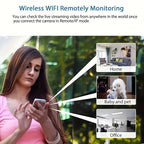 1080P HD Mini WiFi Camera Indoor Safety Security Surveillance Baby Monitor Night Vision Camcorder IP Cam Audio Video Recorder