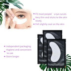 100Pairs Lint Free Under Eye Gel Pads Hydrating Eye Paper Patches Grafted Eyelashes Extension Eye Tips Sticker Wraps Makeup Tool