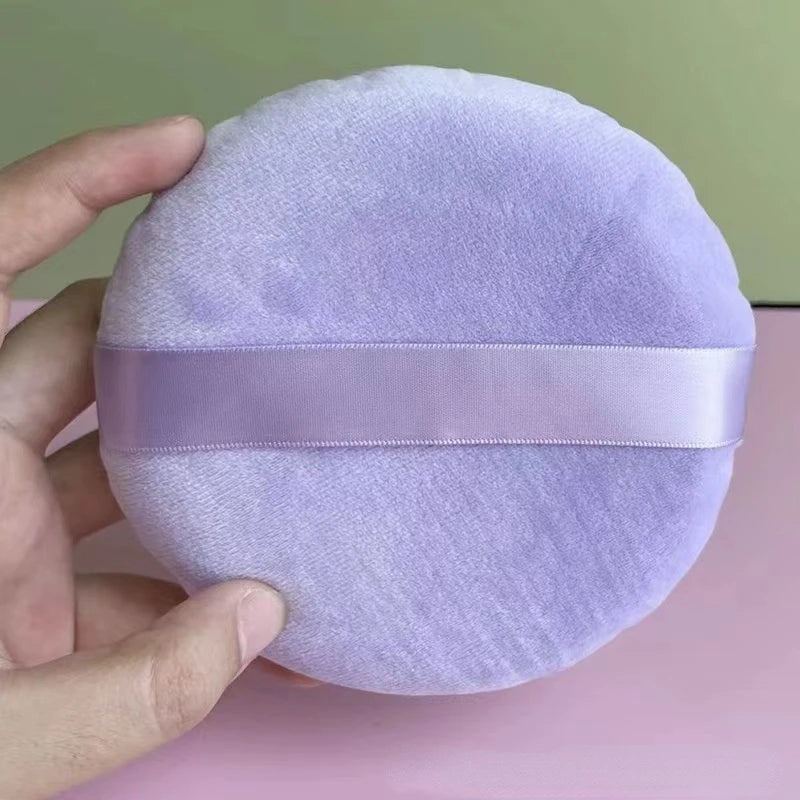 Cotton Purple Powder Puff Large Medium And Small Mini Eye Shadow No Dead Corner Makeup Puff Cosmetic Tool
