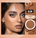 QIBEST Cream Contour Palette Dark Bronzing Powder Charlotte Makeup For Face Highlighter Bronzer Long-Lasting Concealer Cosmetics