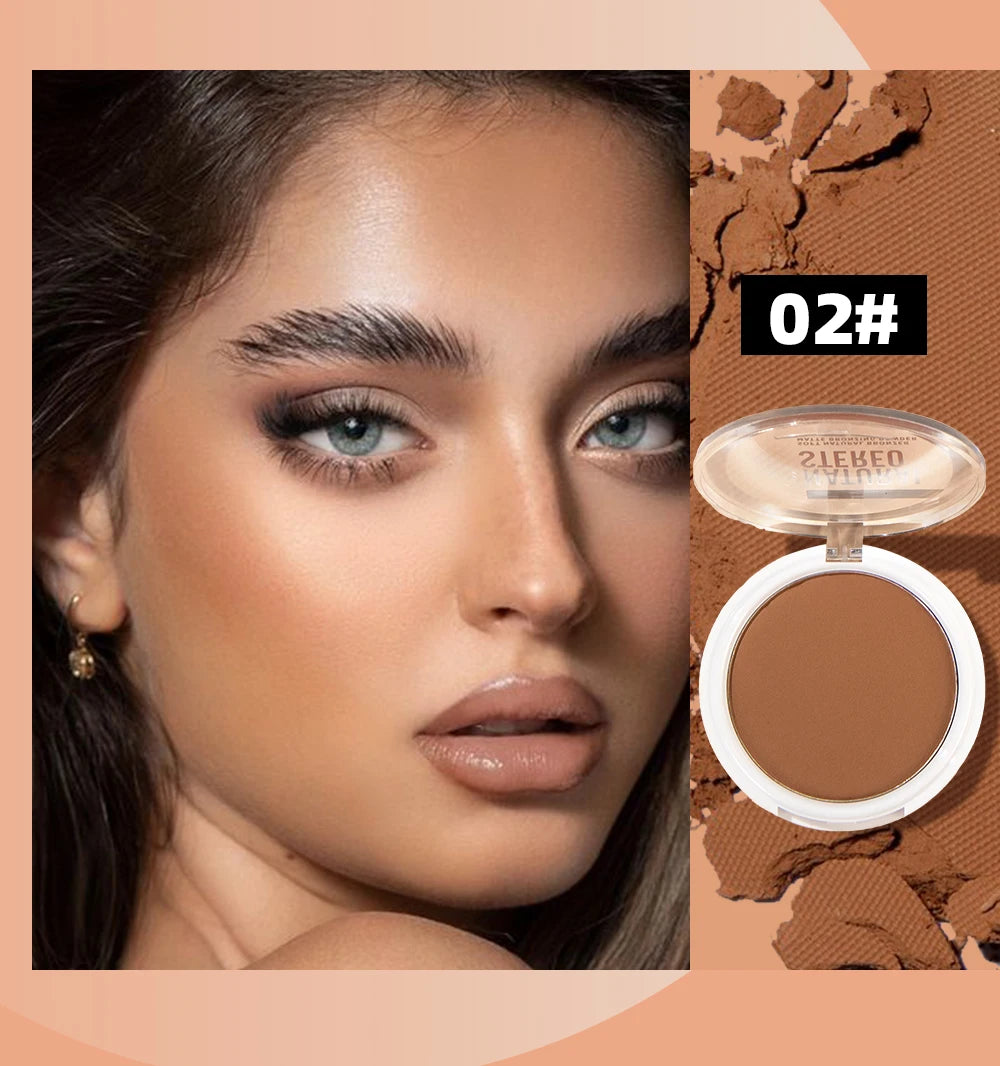 QIBEST Cream Contour Palette Dark Bronzing Powder Charlotte Makeup For Face Highlighter Bronzer Long-Lasting Concealer Cosmetics