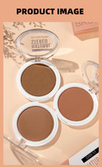 QIBEST Cream Contour Palette Dark Bronzing Powder Charlotte Makeup For Face Highlighter Bronzer Long-Lasting Concealer Cosmetics
