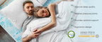 JHK 2-3 Inch Gel Memory Foam Mattress Topper Full Size Cooling Mattress Soft and Breathable Bed Topper School Bedroom Furniture