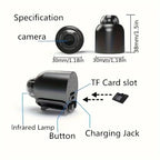 1080P HD Mini WiFi Camera Indoor Safety Security Surveillance Baby Monitor Night Vision Camcorder IP Cam Audio Video Recorder