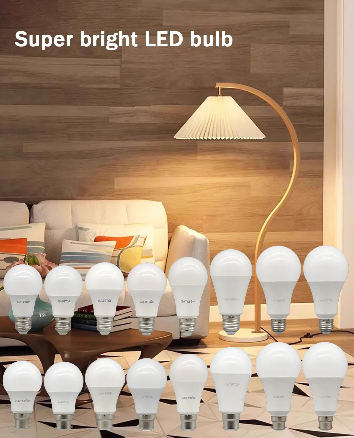 10pcs/lot LED bulb E27 AC 110V 220V 3W 8W 9W 12W 15W 18W 20W 24W LED A60 G45 lamp Saving Cold Warm White Bulbs for Home Light