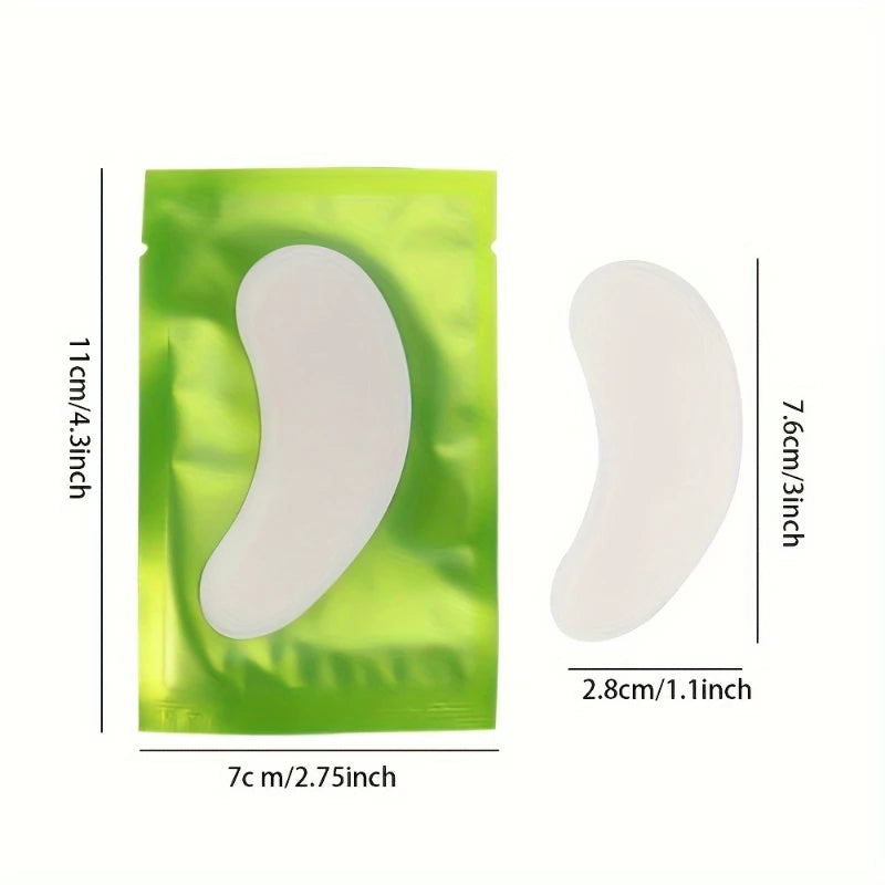 100pairs eye patches eyelash extension under eyelashes fake lashes stickers lash extension supplies patches for building eyelid