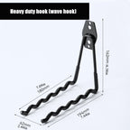 Garage Storage Utility Hooks,Garage Garden Tool Organizer,Hanging Utility Wall Mount Hooks,Heavy Duty Tool Storage Organizer