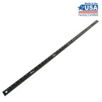 (4 pack) Hyper Tough 36 inch Ruler, Bulk Aluminum Metal, Black