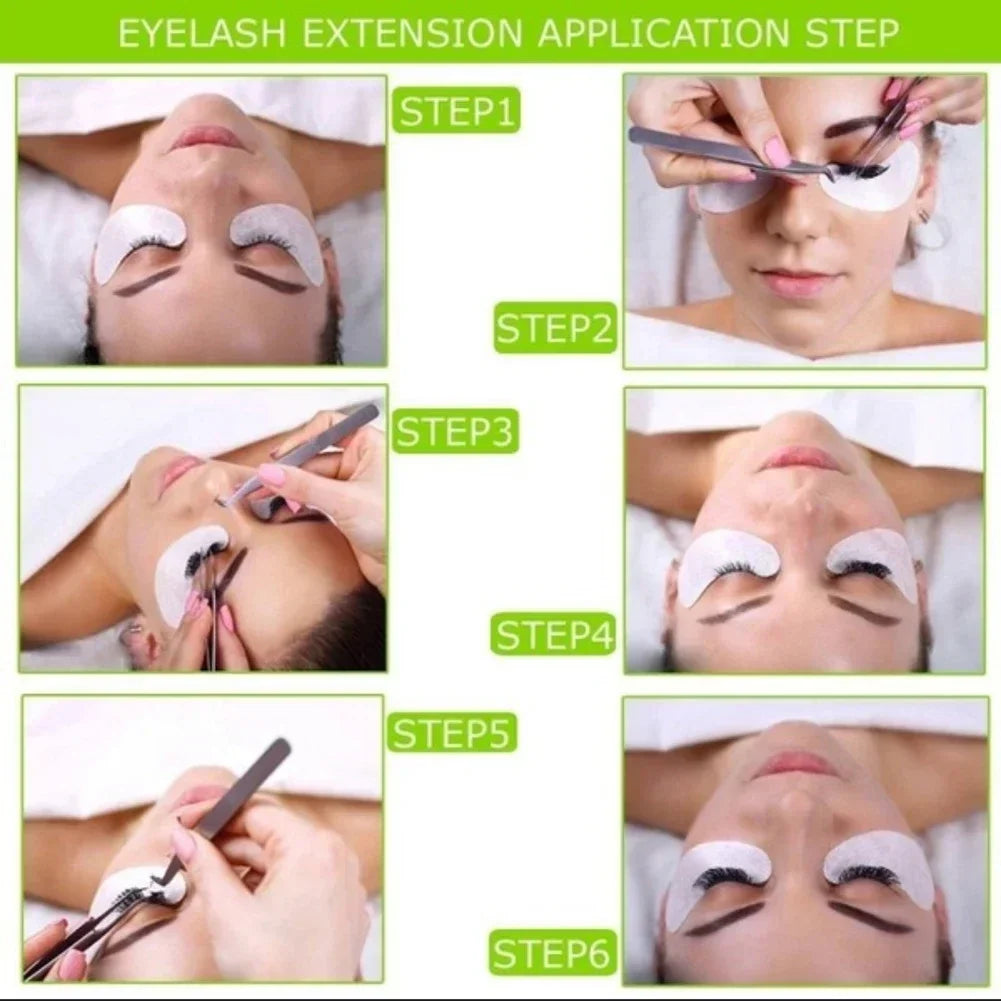 100pairs eye patches eyelash extension under eyelashes fake lashes stickers lash extension supplies patches for building eyelid