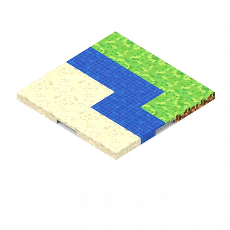 Magnetic Base Plate Variety Baseplates Match Mine World Magnetic Building Blocks Toys for Boys and Girls Children Gift