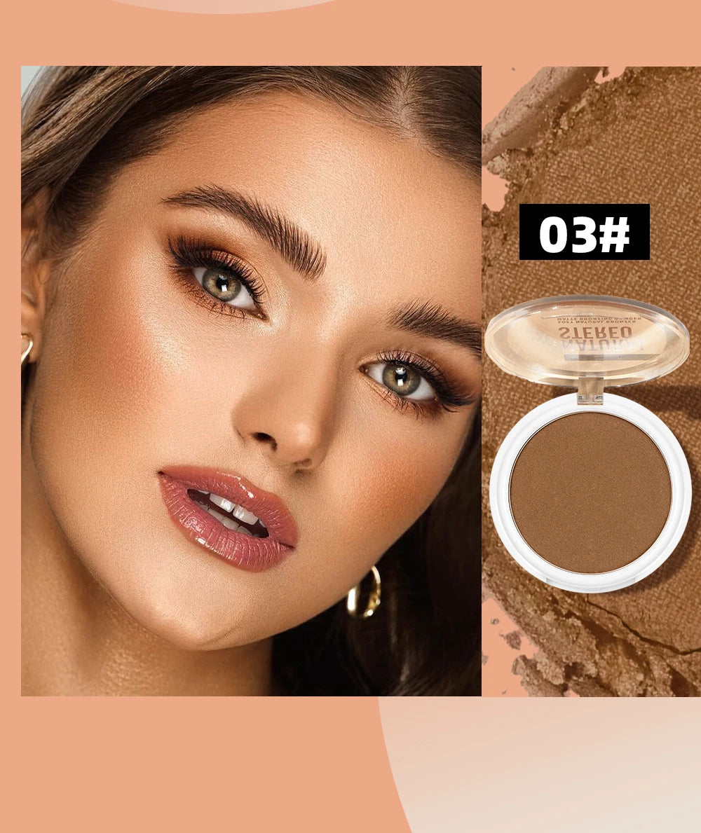 QIBEST Cream Contour Palette Dark Bronzing Powder Charlotte Makeup For Face Highlighter Bronzer Long-Lasting Concealer Cosmetics