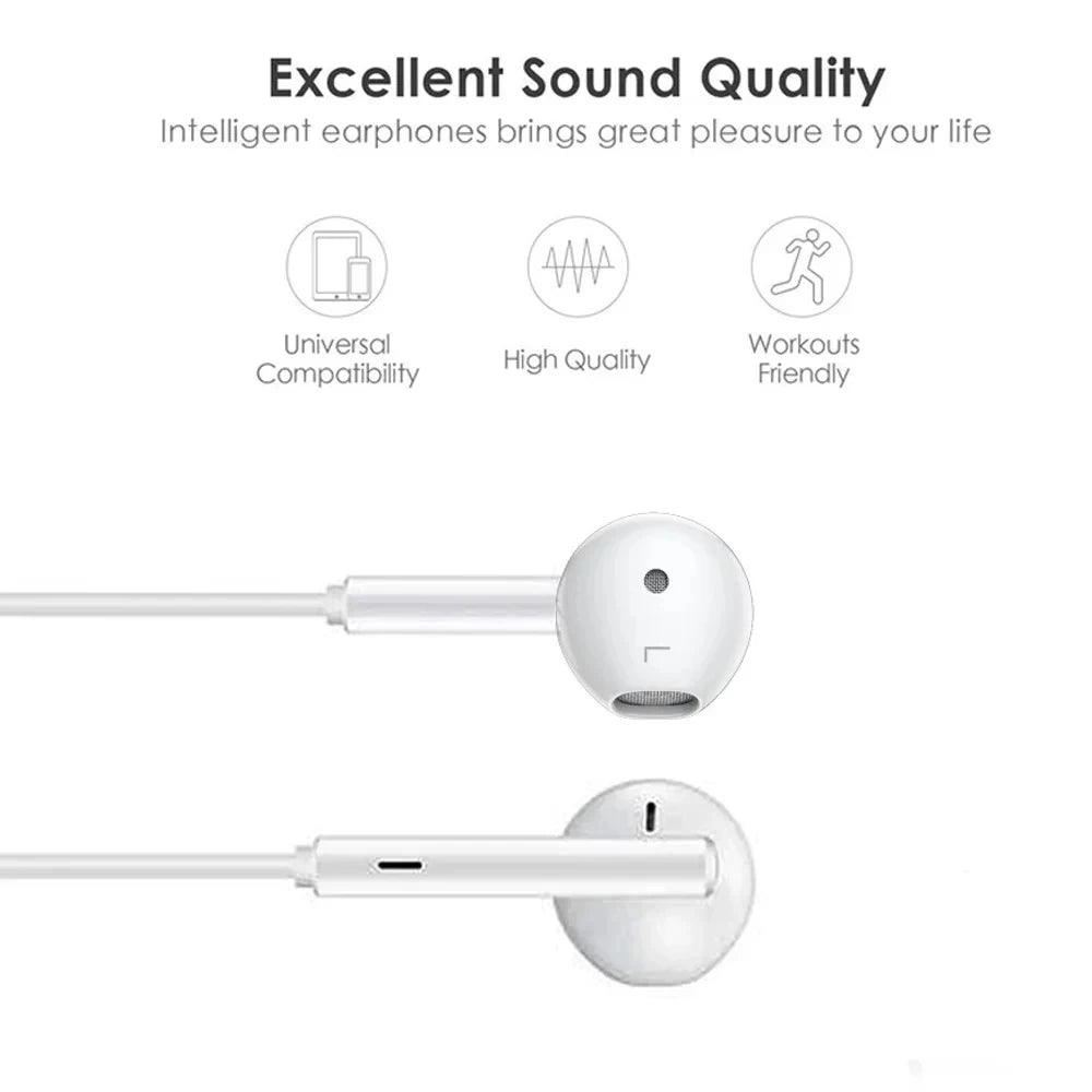 Original Headphones For Apple iPhone 14 13 12 11 Pro Max Wired Earphones X XS XR 7 8 6 Lightning Bluetooth Earplugs Accessories