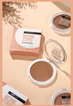 QIBEST Cream Contour Palette Dark Bronzing Powder Charlotte Makeup For Face Highlighter Bronzer Long-Lasting Concealer Cosmetics