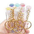 10Pcs Crystal Eyelash Wands Brushes Lash Stick Supplies Makeup Brush Portability Mascara Applicator Wands Eyebrow Lash Scrub