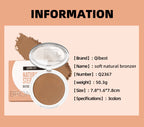 QIBEST Cream Contour Palette Dark Bronzing Powder Charlotte Makeup For Face Highlighter Bronzer Long-Lasting Concealer Cosmetics