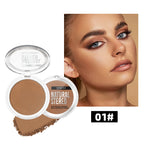 QIBEST Cream Contour Palette Dark Bronzing Powder Charlotte Makeup For Face Highlighter Bronzer Long-Lasting Concealer Cosmetics