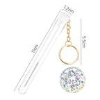 10Pcs Crystal Eyelash Wands Brushes Lash Stick Supplies Makeup Brush Portability Mascara Applicator Wands Eyebrow Lash Scrub